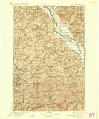 Trout Creek 1936 topographic map thumbnail