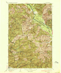 Trout Creek 1936 topographic map thumbnail