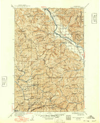 Trout Creek 1935 topographic map thumbnail