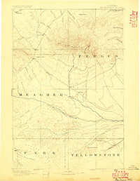 Big Snowy Mountain topographic map thumbnail
