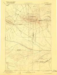 Big Snowy Mountain 1893 topographic map thumbnail