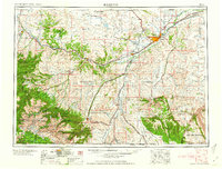 Billings 1958 topographic map thumbnail