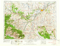 Billings 1954 topographic map thumbnail