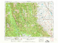 Choteau 1962 topographic map thumbnail
