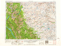 Cut Bank 1964 topographic map thumbnail