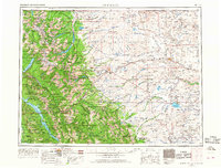 Cut Bank 1960 topographic map thumbnail