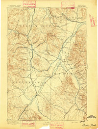 Dillon 1893 topographic map preview
