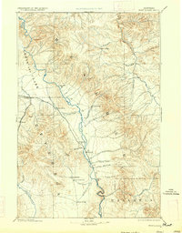Fort Logan 1886 topographic map thumbnail