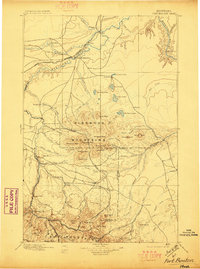 Fort Benton 1897 topographic map thumbnail