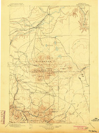 Fort Benton 1897 topographic map thumbnail
