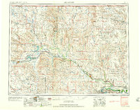 Glasgow 1958 topographic map thumbnail