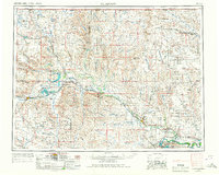 Glasgow 1954 topographic map thumbnail