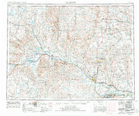 Glasgow 1954 topographic map thumbnail