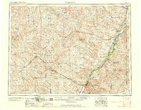 Glendive 1958 topographic map preview