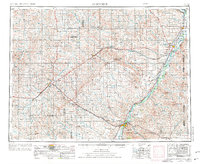Glendive 1954 topographic map thumbnail