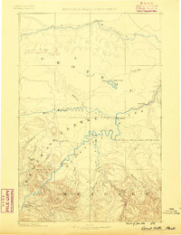 Great Falls 1886 topographic map thumbnail