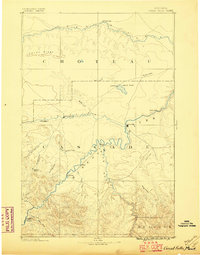 Great Falls 1886 topographic map thumbnail