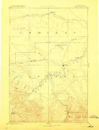 Great Falls 1886 topographic map thumbnail