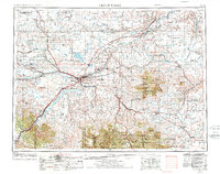 Great Falls 1954 topographic map thumbnail