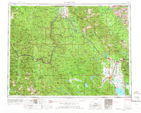 Kalispell 1957 topographic map thumbnail