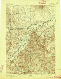 Livingston 1893 topographic map thumbnail