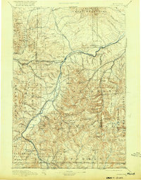Livingston 1893 topographic map thumbnail
