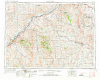 Miles City 1953 topographic map thumbnail