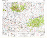 Roundup 1958 topographic map thumbnail
