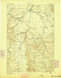 Three Forks 1894 topographic map thumbnail
