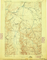 Three Forks 1895 topographic map thumbnail