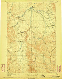 Three Forks 1895 topographic map thumbnail