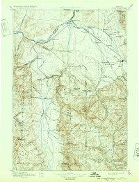 Three Forks 1895 topographic map thumbnail