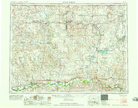 Wolf Point 1958 topographic map thumbnail