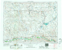 Wolf Point 1954 topographic map thumbnail