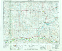 Wolf Point 1954 topographic map thumbnail