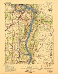 Wickliffe 1939 topographic map thumbnail