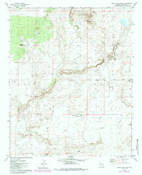 Cedar Lake Wash 1979 topographic map thumbnail