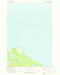 Adams Point 1971 topographic map thumbnail