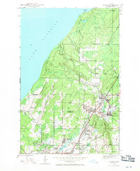 Ahmeek 1946 topographic map thumbnail