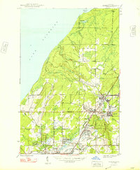 Ahmeek 1947 topographic map thumbnail