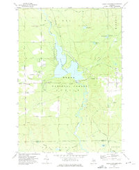 Alcona Dam Pond 1972 topographic map thumbnail