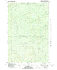 Aldridge Creek 1981 topographic map thumbnail