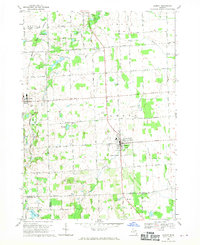 Almont 1968 topographic map thumbnail