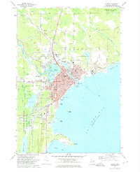 Alpena 1971 topographic map thumbnail