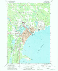 Alpena 1971 topographic map thumbnail