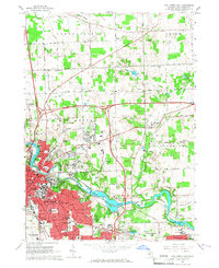 Ann Arbor East 1965 topographic map thumbnail