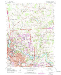 Ann Arbor East 1965 topographic map thumbnail
