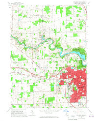 Ann Arbor West 1965 topographic map thumbnail