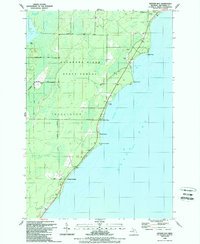 Arthur Bay 1989 topographic map thumbnail