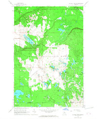 Au Sable Point SW 1966 topographic map thumbnail